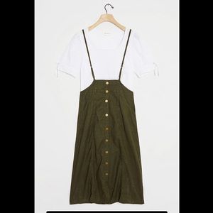 SOLD Anthropologie Francoise Overall Skirt